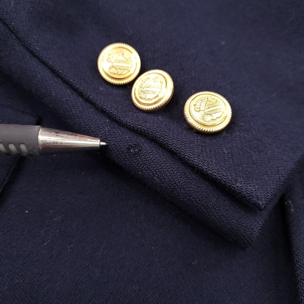 Shefford Anderson-Little Blazer Mens 42 Wool Gold Button Sport Coat Jacket - Picture 10 of 16